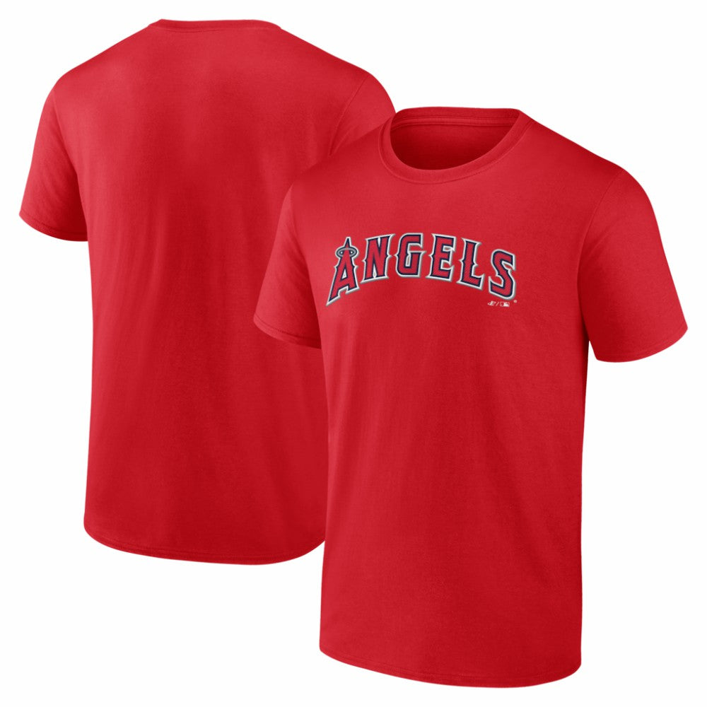 Los Angeles Angels Logo Athletic Wordmark T-Shirt Clearance