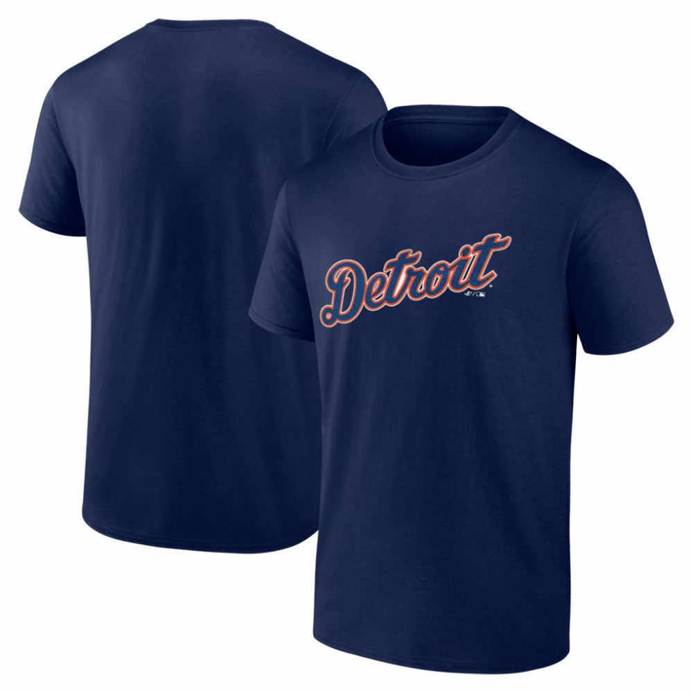 Detroit Tigers Logo Athletic Wordmark T-Shirt Sale