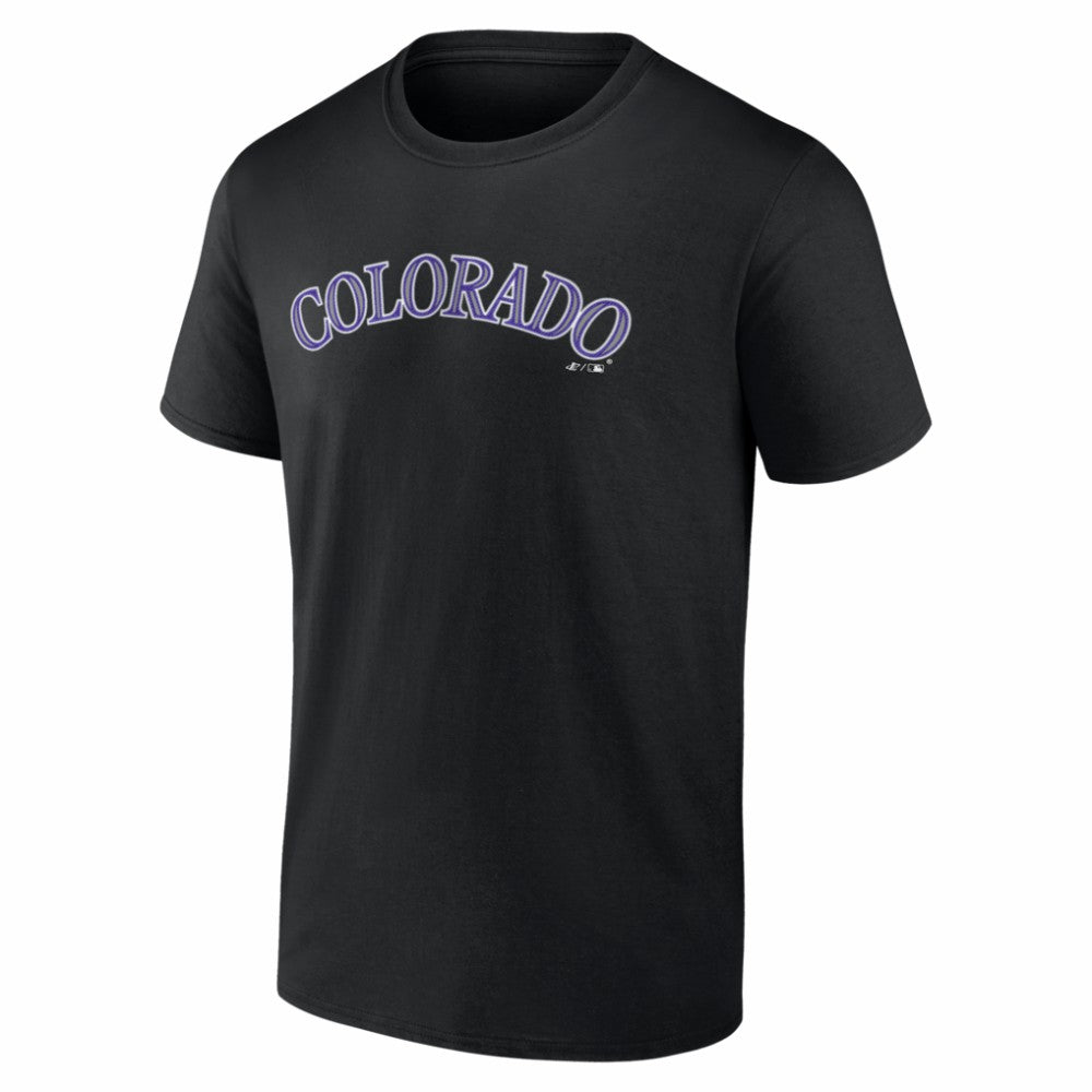 Colorado Rockies Logo Athletic Wordmark T-Shirt Sale
