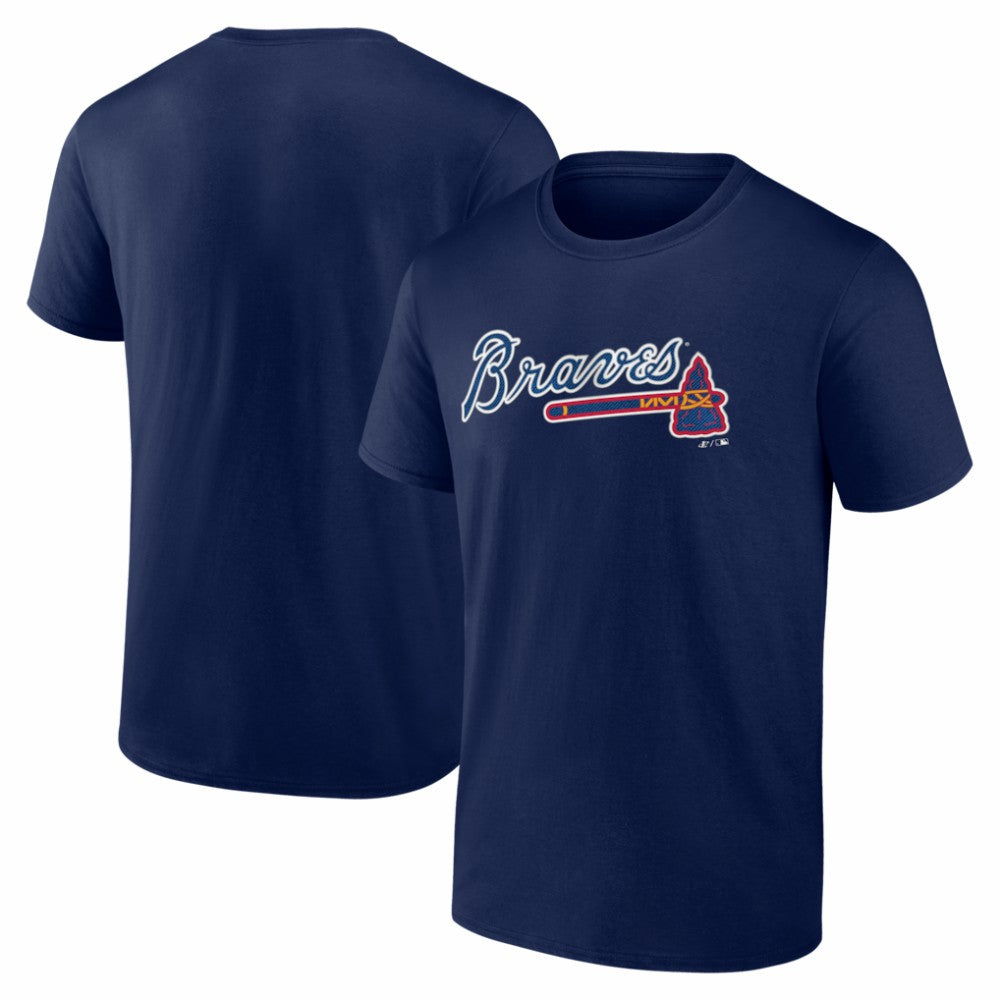 Atlanta Braves Logo Athletic Wordmark T-Shirt discount