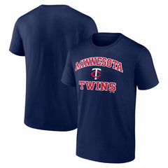 Minnesota Twins Logo Athletic Heart and Soul T-Shirt Clearance