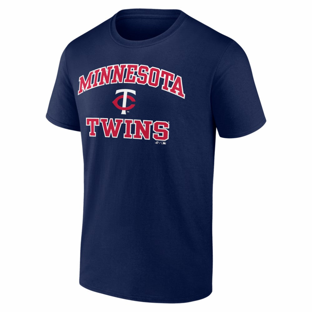 Minnesota Twins Logo Athletic Heart and Soul T-Shirt Clearance