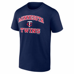 Minnesota Twins Logo Athletic Heart and Soul T-Shirt Clearance
