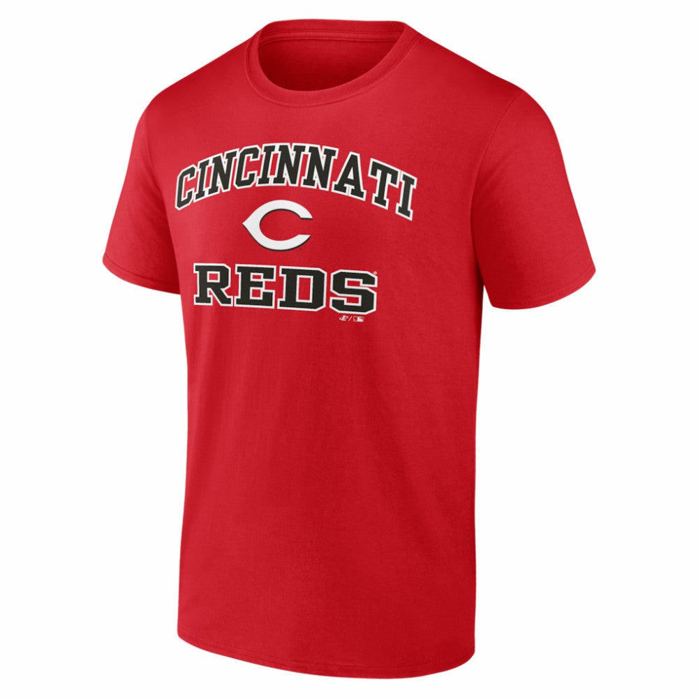 Cincinnati Reds Logo Athletic Heart and Soul T-Shirt Sale
