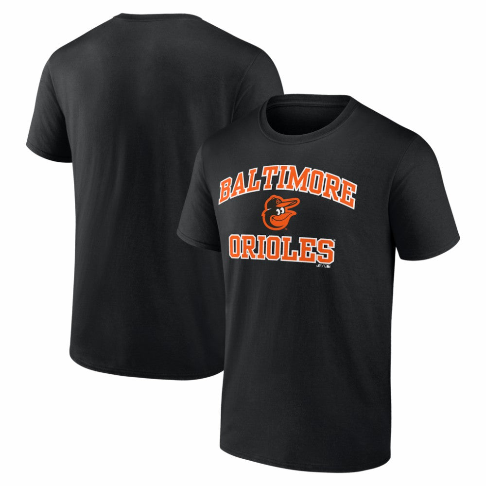 Baltimore Orioles Logo Athletic Heart and Soul T-Shirt On Sale