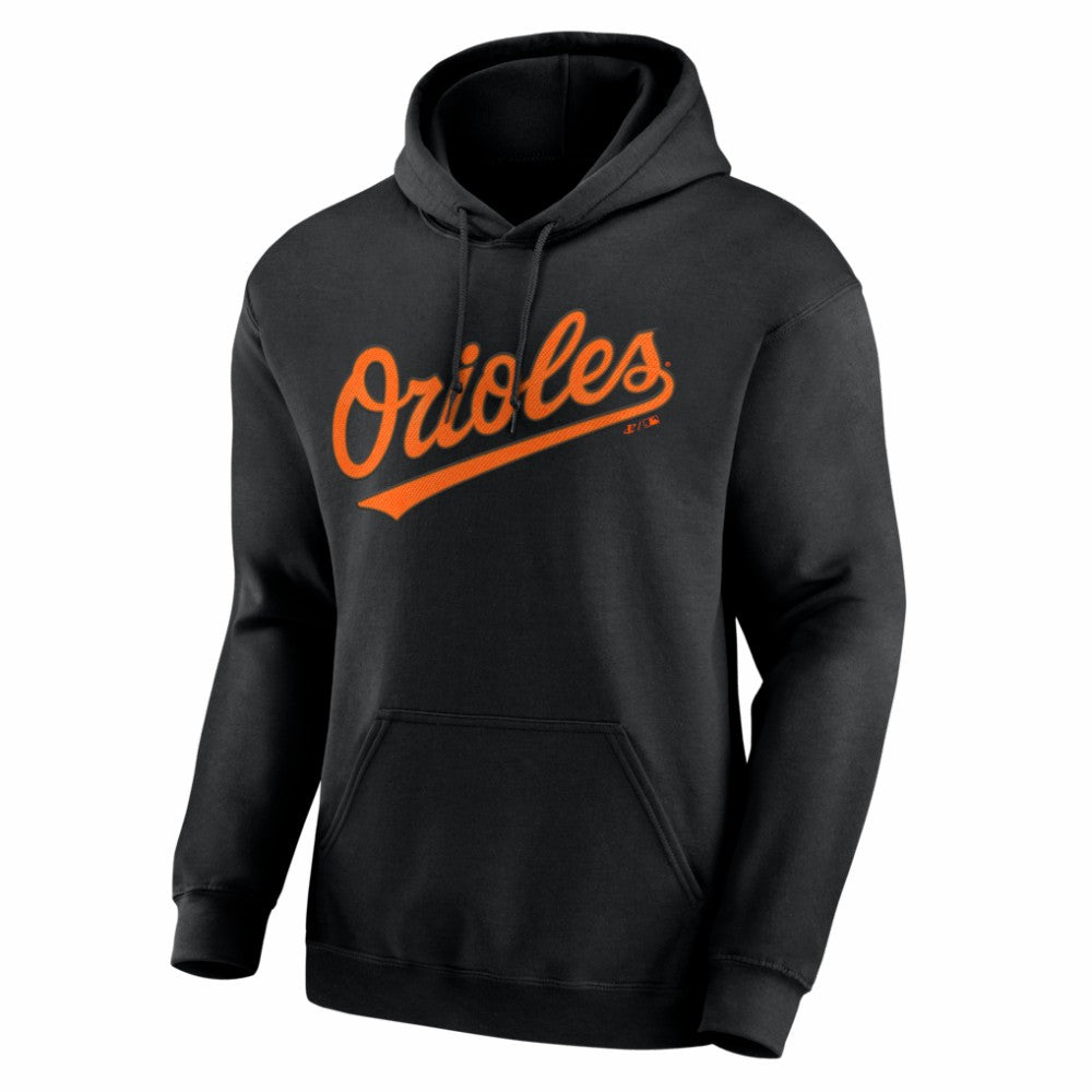 Baltimore Orioles Logo Athletic Wordmark Hoodie for sale