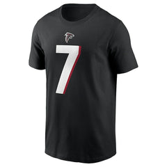 Bijan Robinson Atlanta Falcons Player Name & Number T-Shirt Black - Nike
