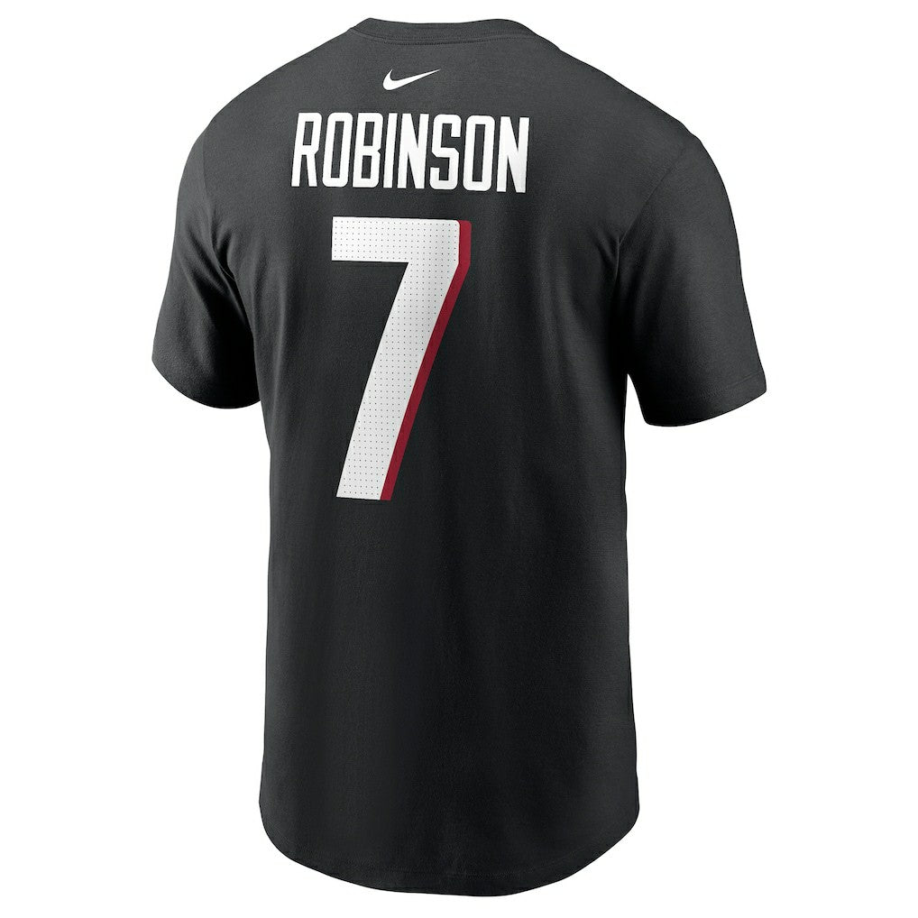 Bijan Robinson Atlanta Falcons Player Name & Number T-Shirt Black - Nike