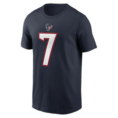 C.J. Stroud Houston Texans Player Name & Number T-Shirt Navy - Nike