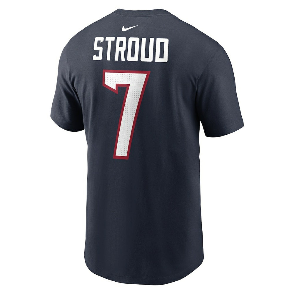 C.J. Stroud Houston Texans Player Name & Number T-Shirt Navy - Nike