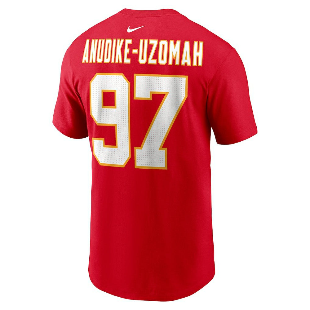 Felix Anudike-Uzomah Kansas City Chiefs Player Name & Number T-Shirt Red - Nike