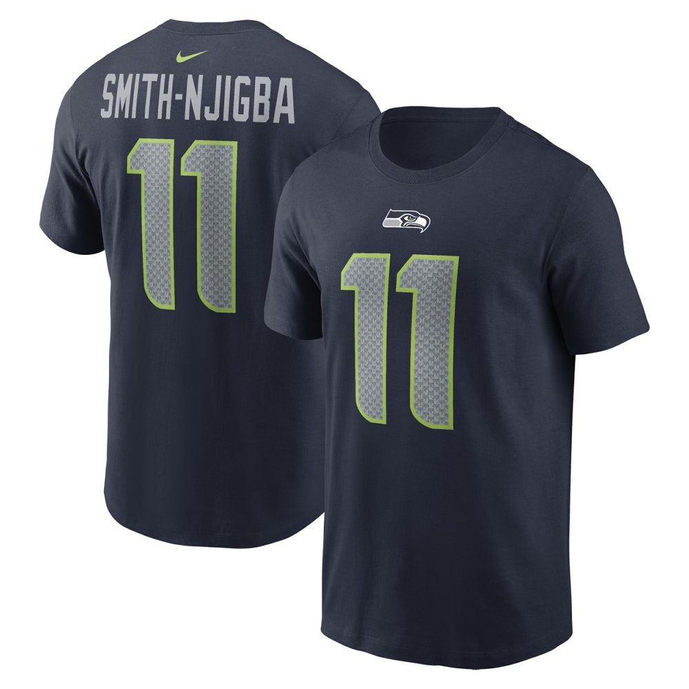 Jaxon Smith-Njigba Seattle Seahawks Player Name & Number T-Shirt Navy - Nike