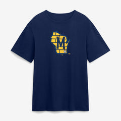 Milwaukee Brewers Fanatics Alternate Logo Legacy T-Shirt Lifestyle