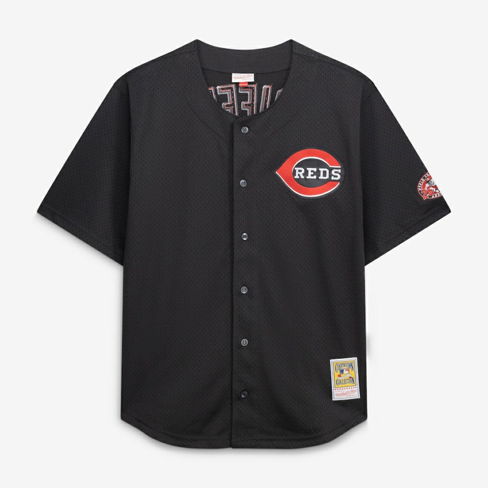 Ken Griffey Jr. Cincinnati Reds Mitchell & Ness Big & Tall Cooperstown Mesh Batting Practice Jersey Sale