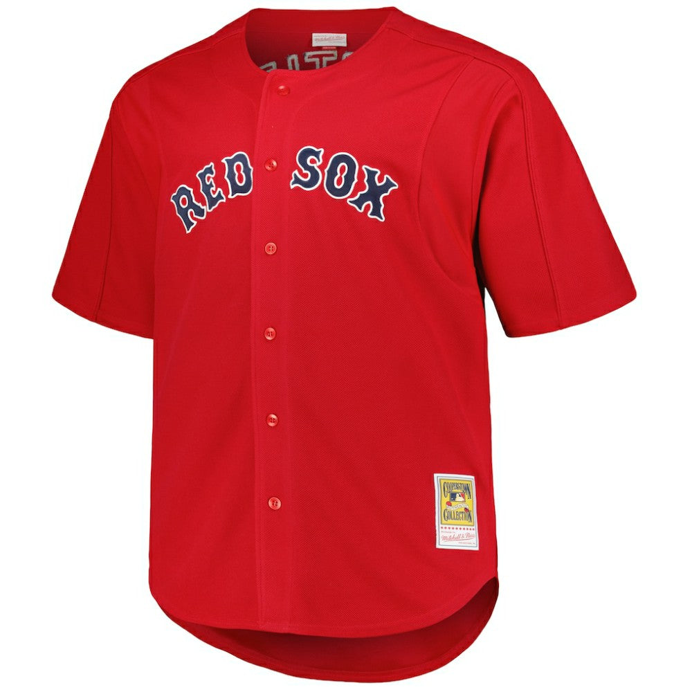 David Ortiz Boston Red Sox Mitchell & Ness Big & Tall Cooperstown Mesh Batting Practice Jersey discount
