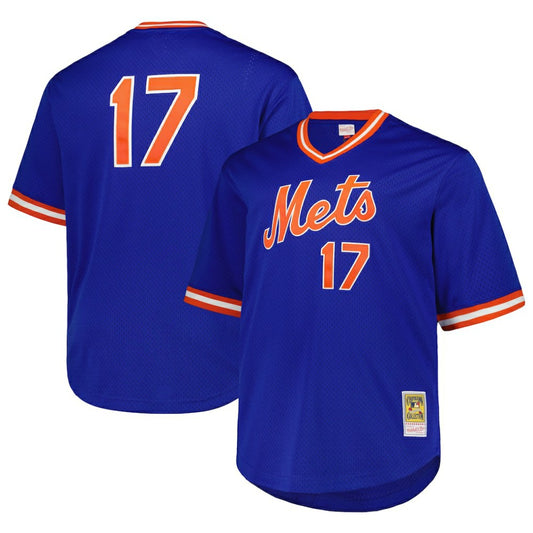 Keith Hernandez New York Mets Mitchell & Ness 1986 Cooperstown Collection Mesh Pullover Jersey - Royal | MLB Jerseys