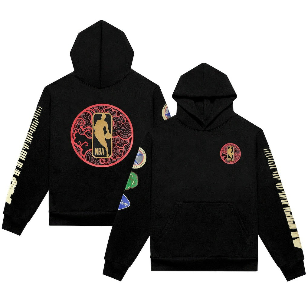 NBA - AUTHMADE Unisex Asian-American Pacific Islander Heritage Collection Heirloom Pullover Hoodie - Black