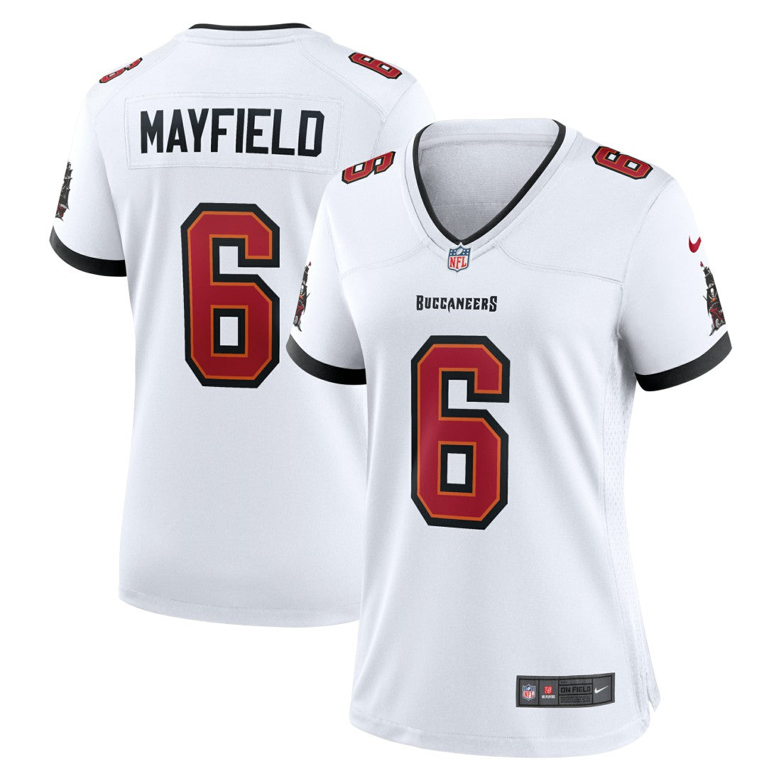 Baker Mayfield Tampa Bay Buccaneers Women's Away Game Jersey White - Nike