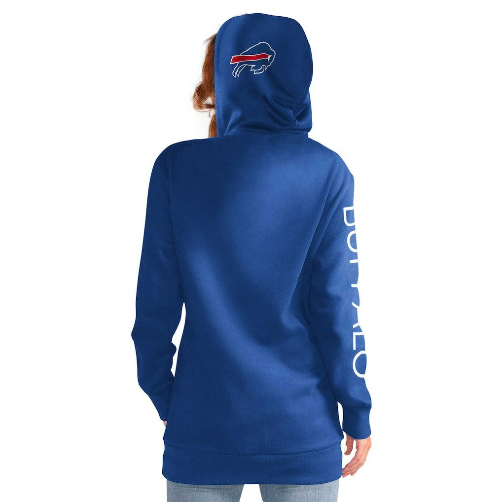 Buffalo Bills G-III 4Her by Carl Banks Women's Extra Inning Pullover Hoodie Royal - NFL
