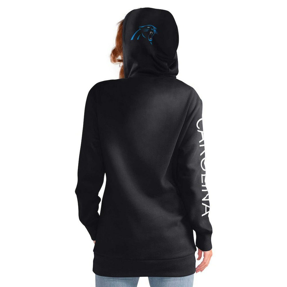 Carolina Panthers G-III 4Her by Carl Banks Women's Extra Inning Pullover Hoodie Black - NFL