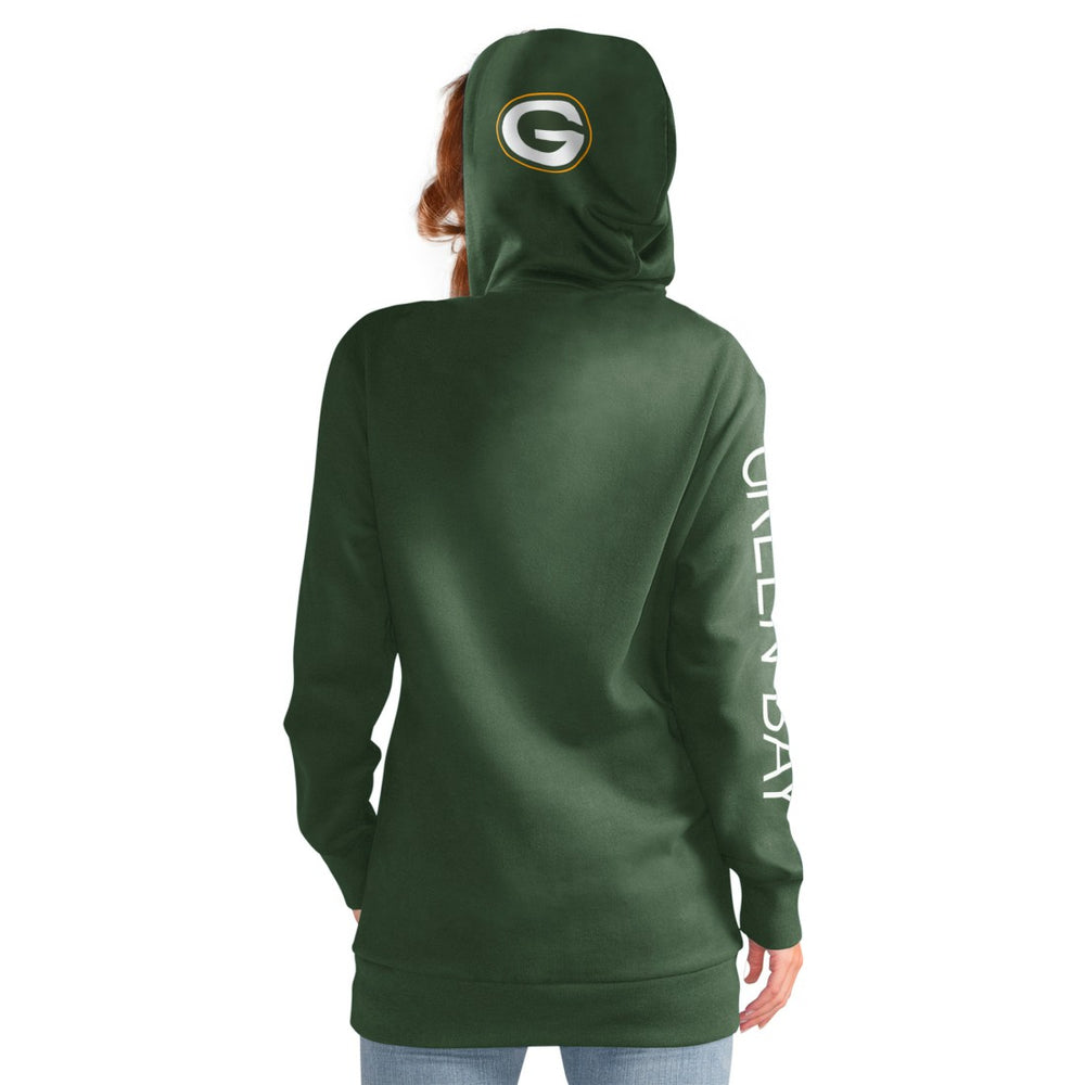 Green Bay Packers G-III 4Her by Carl Banks Women's Extra Inning Pullover Hoodie Green - NFL