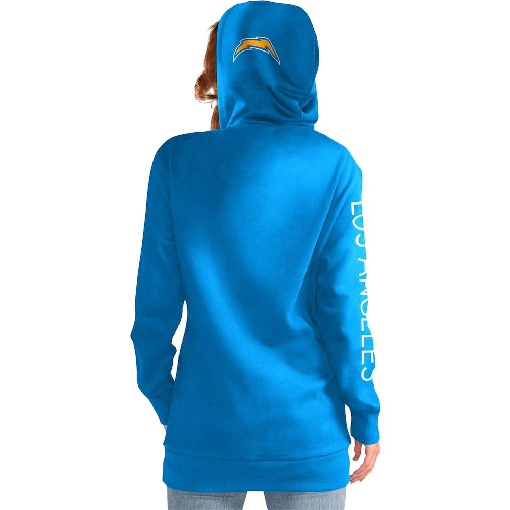 Los Angeles Chargers G-III 4Her by Carl Banks Women's Extra Inning Pullover Hoodie Powder Blue - NFL