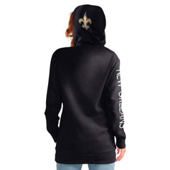 New Orleans Saints G-III 4Her by Carl Banks Women's Extra Inning Pullover Hoodie Black - NFL