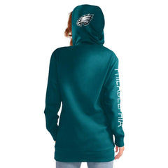 Philadelphia Eagles G-III 4Her by Carl Banks Women's Extra Inning Pullover Hoodie Midnight Green - NFL