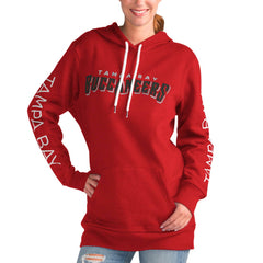 Tampa Bay Buccaneers G-III 4Her by Carl Banks Women's Extra Inning Pullover Hoodie Red - NFL