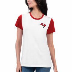 Tampa Bay Buccaneers G-III 4Her by Carl Banks Women's Fashion Illustration T-Shirt White/Red - NFL