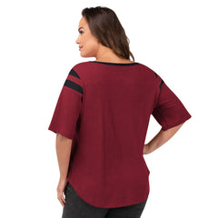 Arizona Cardinals G-III 4Her by Carl Banks Women's Plus Size Linebacker T-Shirt Cardinal - NFL