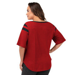 Atlanta Falcons G-III 4Her by Carl Banks Women's Plus Size Linebacker T-Shirt Red - NFL