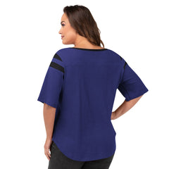Baltimore Ravens G-III 4Her by Carl Banks Women's Plus Size Linebacker T-Shirt Purple - NFL
