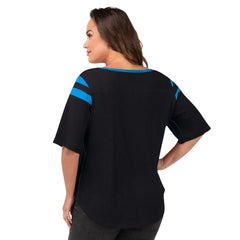 Carolina Panthers G-III 4Her by Carl Banks Women's Plus Size Linebacker T-Shirt Black - NFL
