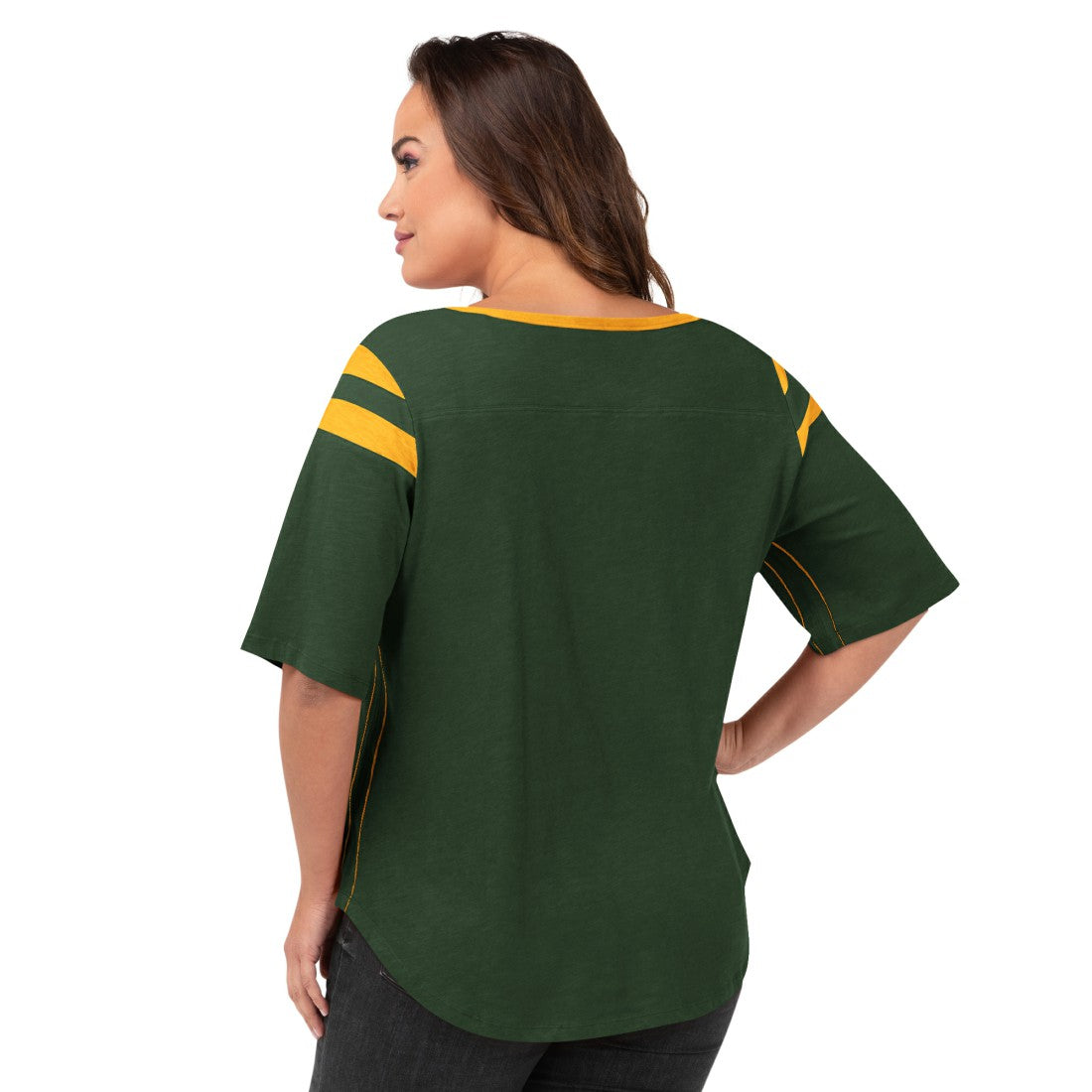 Green Bay Packers G-III 4Her by Carl Banks Women's Plus Size Linebacker T-Shirt Green - NFL