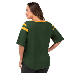 Green Bay Packers G-III 4Her by Carl Banks Women's Plus Size Linebacker T-Shirt Green - NFL