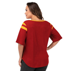 Kansas City Chiefs G-III 4Her by Carl Banks Women's Plus Size Linebacker T-Shirt Red - NFL