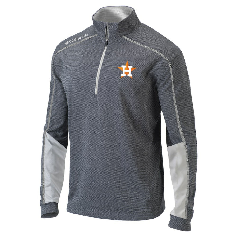 Houston Astros Columbia Omni-Wick Shotgun 2.0 Quarter-Zip Pullover Top Online