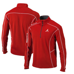 Atlanta Braves Columbia Omni-Wick Shotgun Quarter-Zip Pullover Top discount