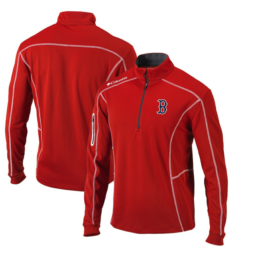 Boston Red Sox Columbia Omni-Wick Shotgun Quarter-Zip Pullover Top Near Me