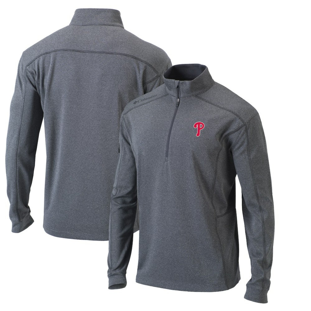 Philadelphia Phillies Columbia Omni-Wick Shotgun Quarter-Zip Pullover Top discount
