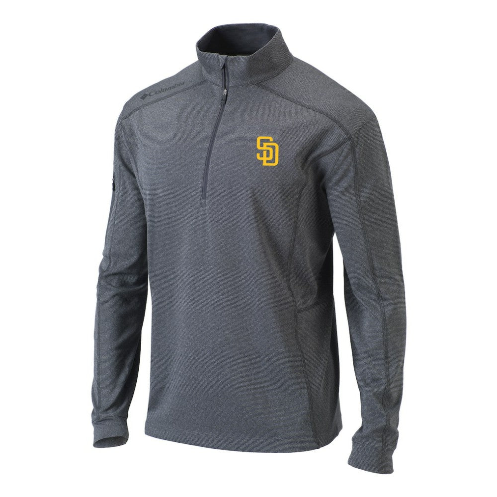 San Diego Padres Columbia Omni-Wick Shotgun Quarter-Zip Pullover Top Lifestyle
