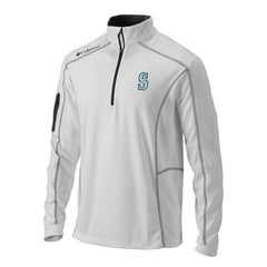 Seattle Mariners Columbia Omni-Wick Shotgun Quarter-Zip Pullover Top Lifestyle