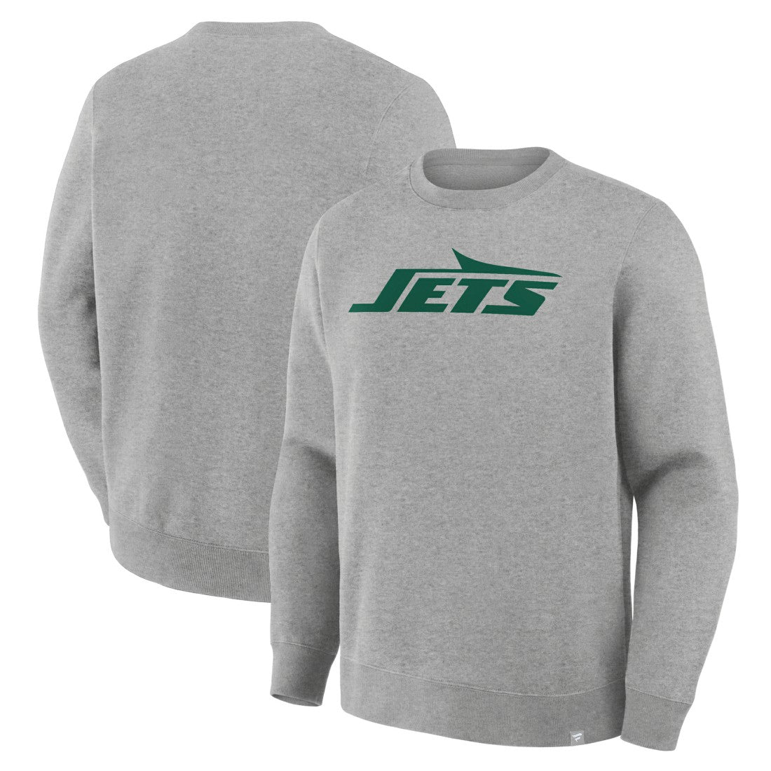 New York Jets Primary Logo Legacy Sweatshirt Heather Gray - Fanatics