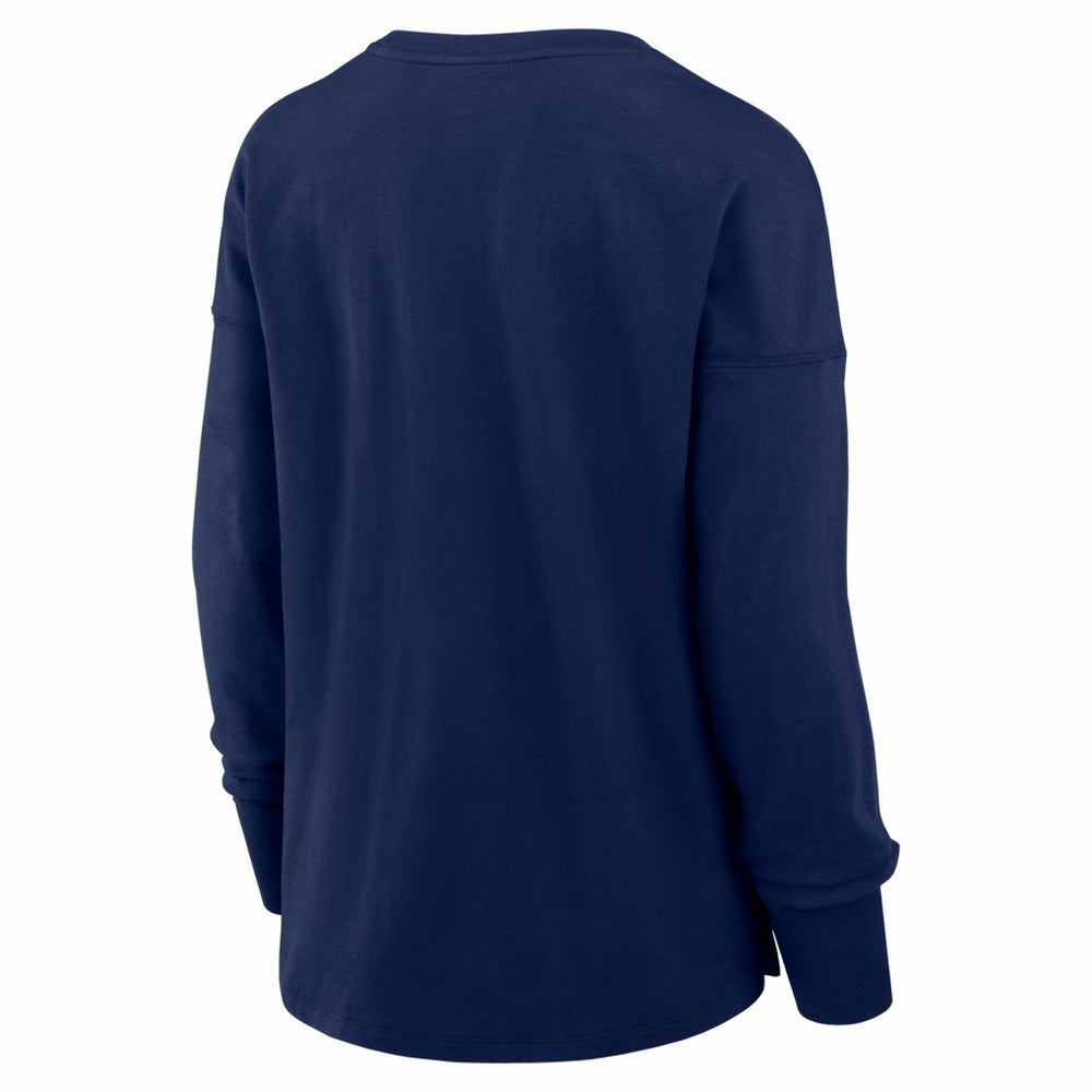 Seattle Seahawks Women's Essential Long Sleeve T-Shirt College Navy - Fanatics