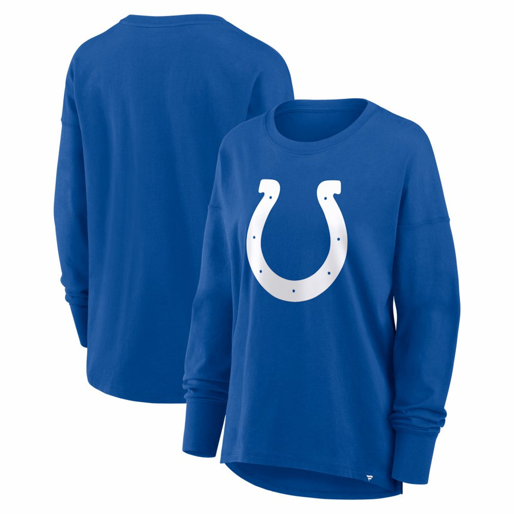 Indianapolis Colts Women's Essential Long Sleeve T-Shirt Royal - Fanatics