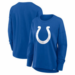 Indianapolis Colts Women's Essential Long Sleeve T-Shirt Royal - Fanatics