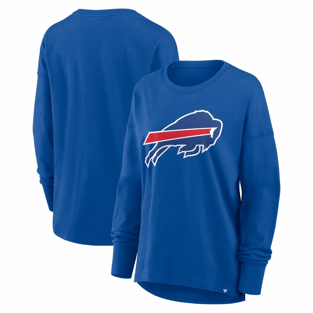 Buffalo Bills Women's Essential Long Sleeve T-Shirt Royal - Fanatics