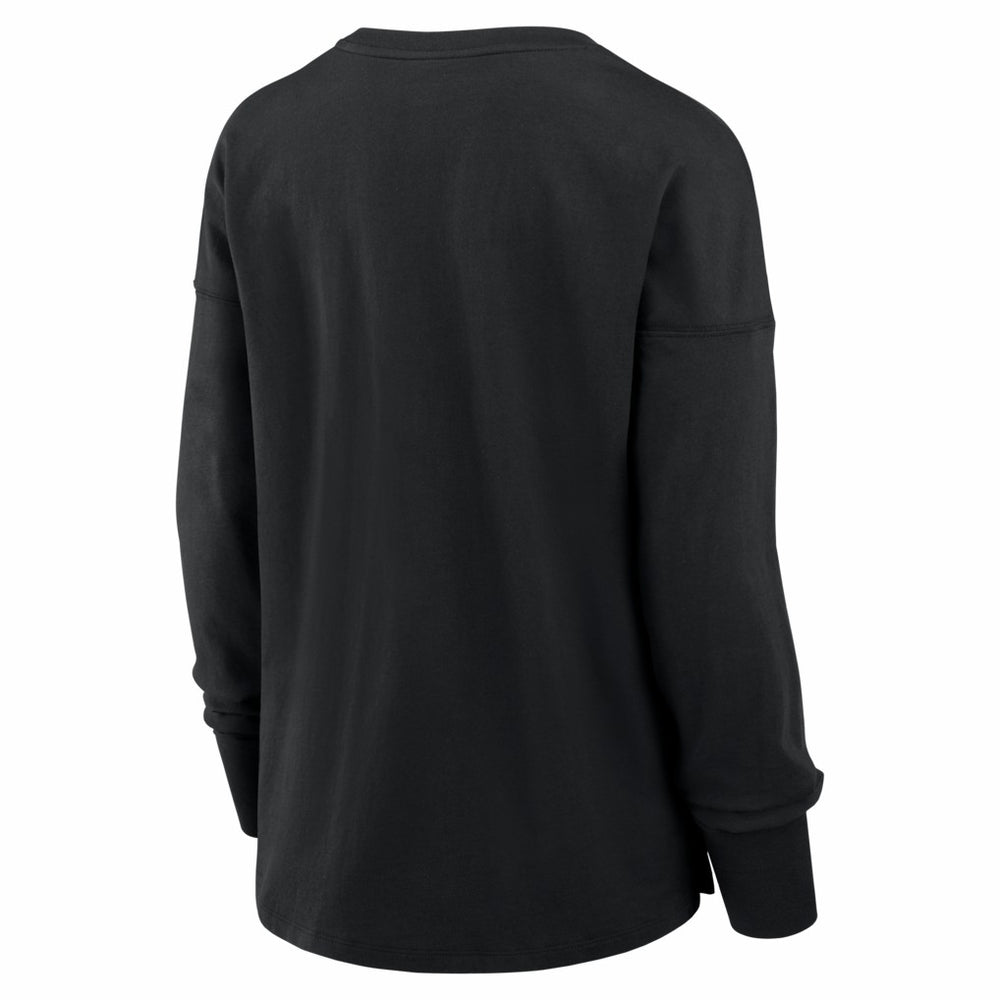 Chicago Bears Women's Essential Long Sleeve T-Shirt Black - Fanatics
