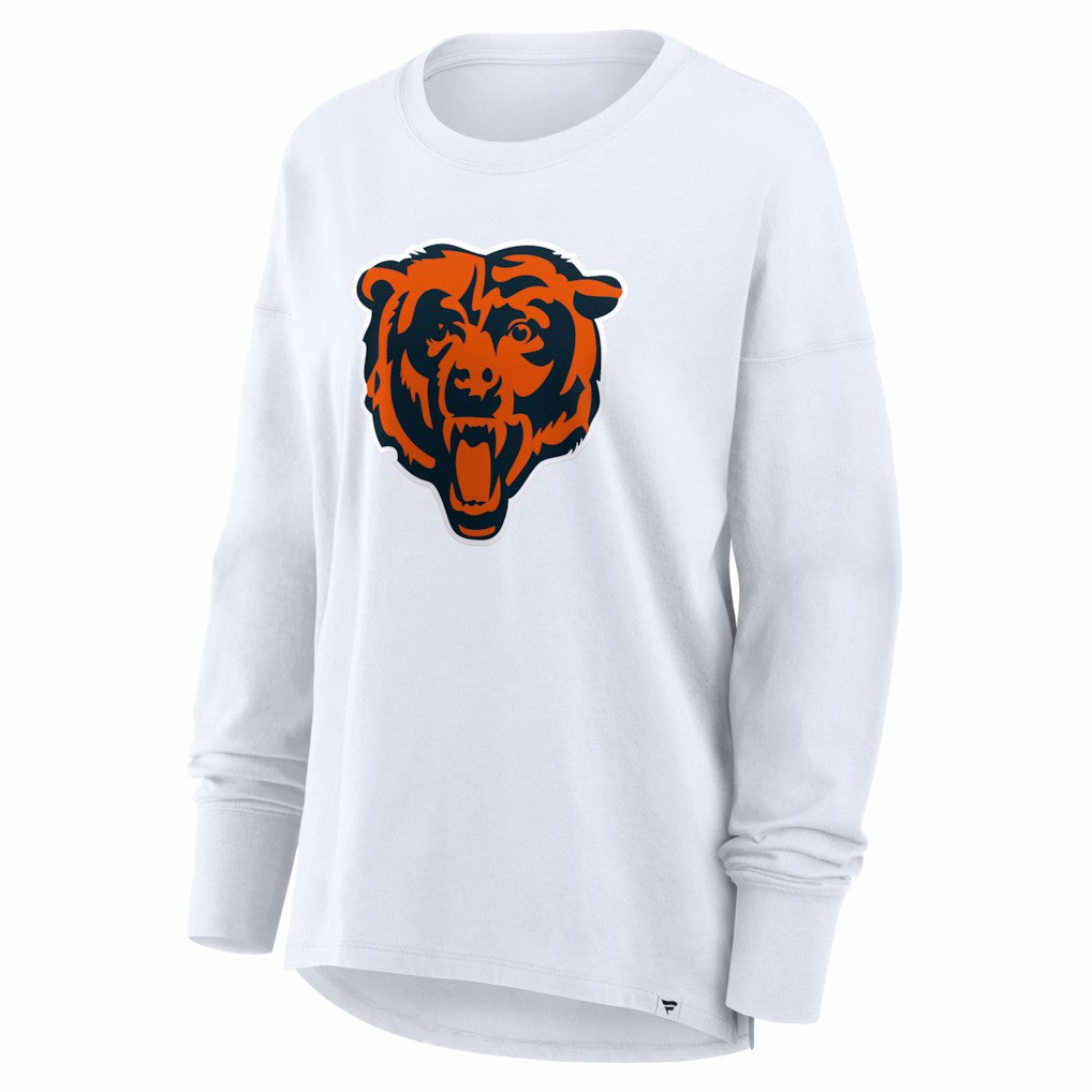 Chicago Bears Women's Essential Long Sleeve T-Shirt White - Fanatics